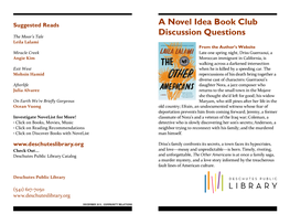 A Novel Idea Book Club Discussion Questions