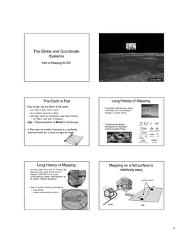 The Globe and Coordinate Systems the Earth Really Is Flat!