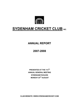 Annual Report 2007-2008