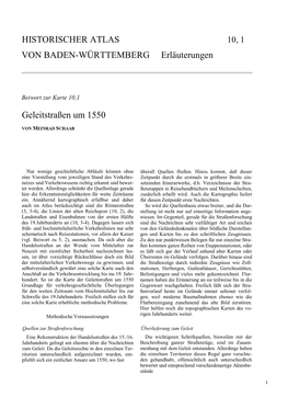 Historischer Atlas Von Baden-Württemberg