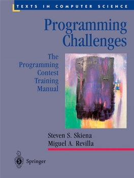 Programming Challenges (PDF)