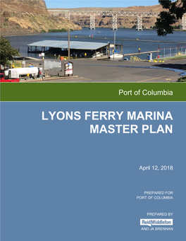 Lyons Ferry Marina Master Plan