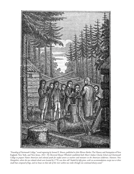 Founding of Dartmouth College,” Wood Engraving by Samuel E