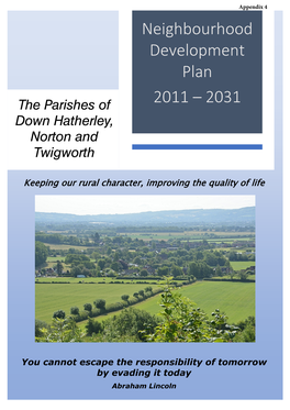 Down Hatherley Norton and Twigworth Neighbourhood Plan