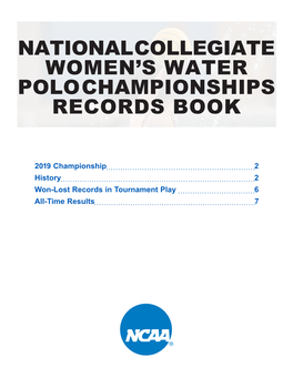 National Collegiate Women's Water Polo Championships