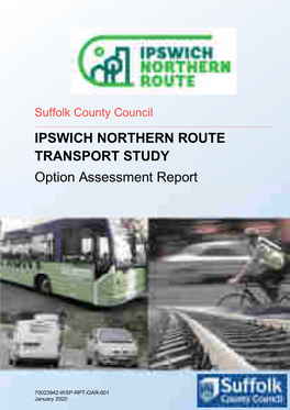 Appendix a – Ipswich Northern Route Transport Study, Options Assessment Report