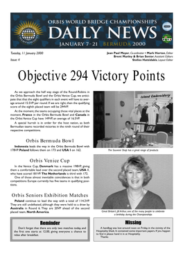 Objective 294 Victory Points