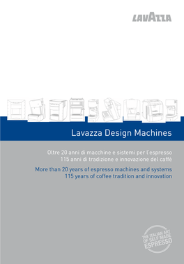 Lavazza Design Machines