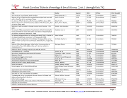 North Carolina (PDF)