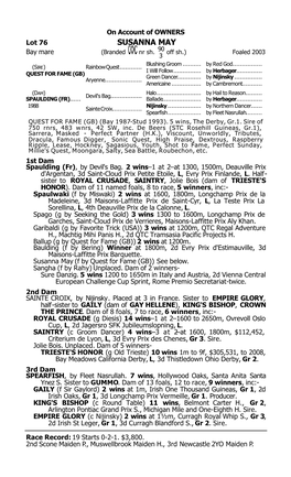 SUSANNA MAY Bay Mare (Branded Nr Sh