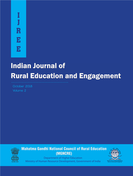 Indian Journal of Rural Education and Engagement