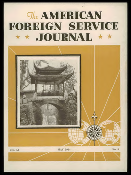 The Foreign Service Journal, May 1934