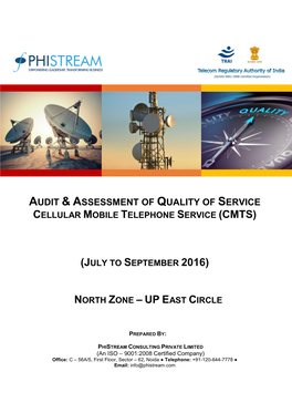 (July to September 2016) North Zone – up East Circle