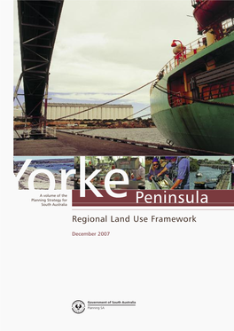 Yorke Peninsula Regional Land Use Framework
