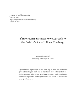 ¬¬Journal of Buddhist Ethics