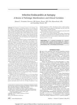 Infective Endocarditis at Autopsy a Review of Pathologic Manifestations and Clinical Correlates