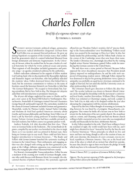 S Charles Follen