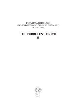 THE TURBULENT EPOCH II MONUMENTA STUDIA GOTHICA T