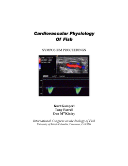 Cardiovascular Physiology of Fish