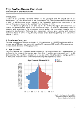 City Profile Almere Factsheet