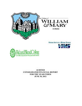 The College of William and Mary in Virginia Financial Statements