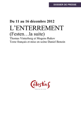 Dp L'enterrement Célestins