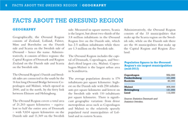 Facts About the Øresund Region | Geography Øresund Trends 2012