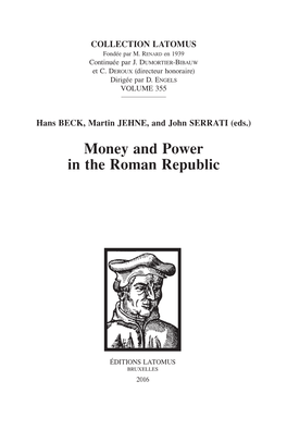 Money and Power in the Roman Republic