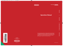 Operations Manual Operations , Before Use and Follow All the Instructions Carefully