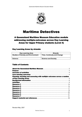 Maritime Detectives