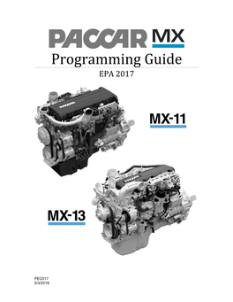 PACCAR MX Programming Guide 2017