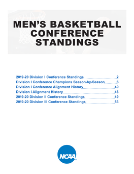 Men's Basketball Conference Standings