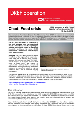 Chad: Food Crisis GLIDE N° OT-2010-000056-TCD 16 March, 2010