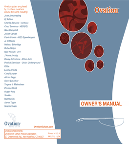 Owner's Manual