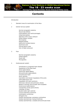 23 Weeks Scan Copyright 2002 © by the Authors, ISUOG & Fetal Medicine Foundation, London