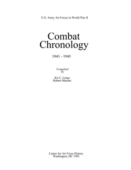 Combat Chronology