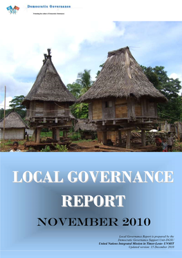 Local Governance Report