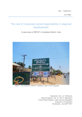 The Role of Corporate Social Responsibility in Regional Development