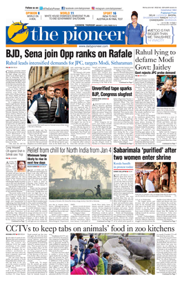 BJD, Sena Join Opp Ranks on Rafale