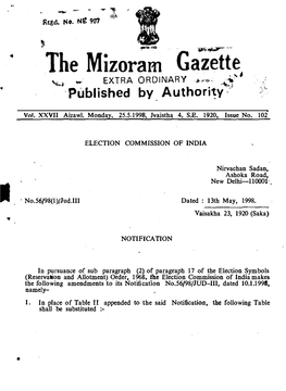 II the Mizoram