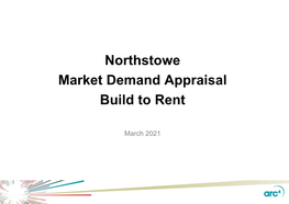 Northstowe Market Demand Appraisal Build to Rent