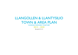 Town and Area Plan: Llangollen and Llantysilio