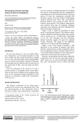 Lb U0 35 [ Min ] * Concentrated Sample of the Volatiles Produced and Fig