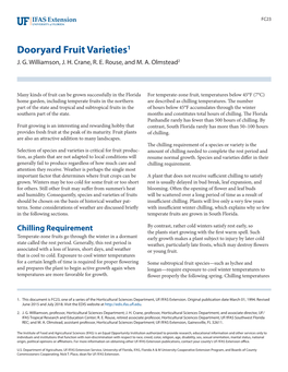 Dooryard Fruit Varieties1 J