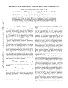 Arxiv:1709.06873V1 [Physics.Comp-Ph] 20 Sep 2017 Dy Ear Potential