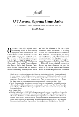 Arties UT Alumnus, Supreme Court Amicus