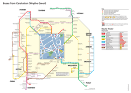 Buses from Carshalton (Wrythe Green) BANSTEAD