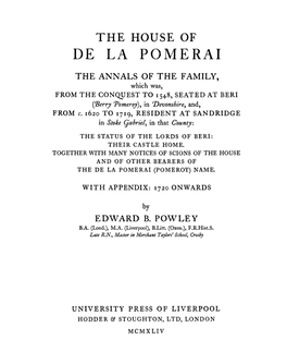 De La Pomerai