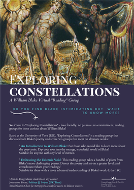 Exploring Constellations a William Blake Virtual 