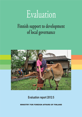 Finnish Support to Development of Local Governance